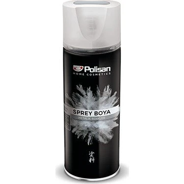 Polisan Akrilik Sprey Boya 400 ml Gümüş