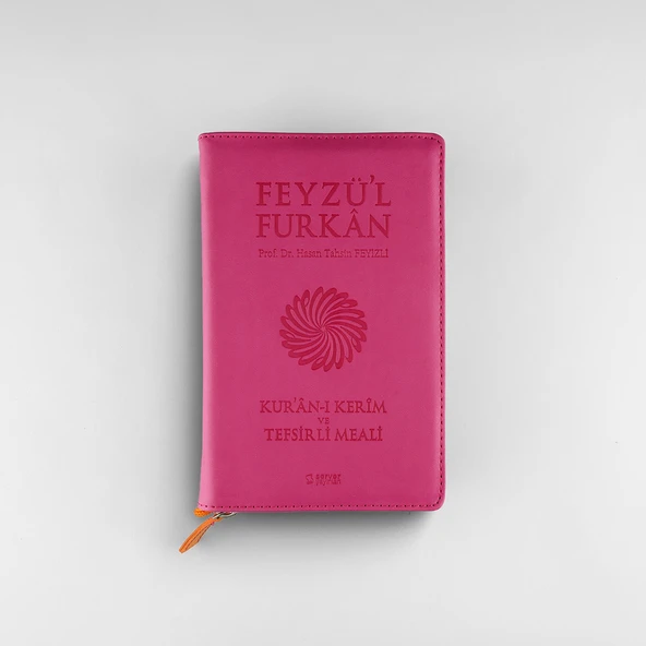 Feyzü'l Furkan Kur'an-ı Kerim Ve Tefsirli Meali (CEP BOY - FERMUARLI) Pembe
