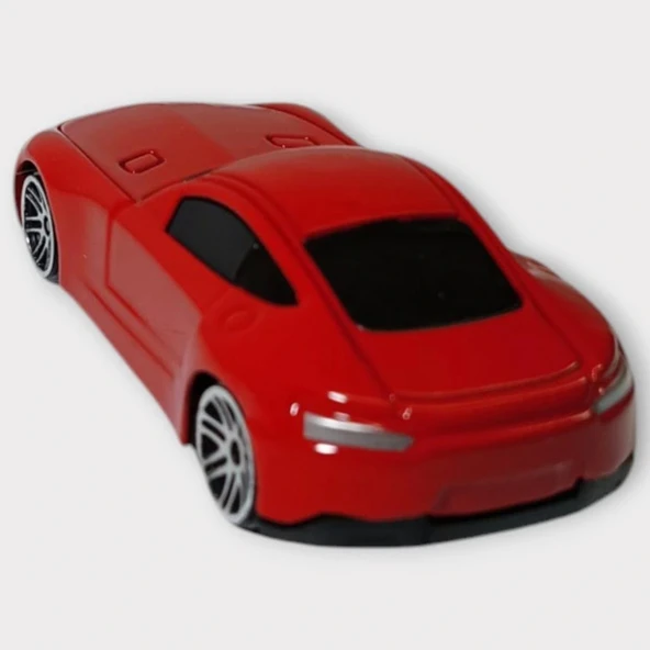 Metal Mini Arabalar  8 cm - Kırmızı - 1 - 3