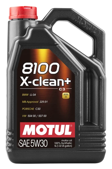 MOTUL 8100 X-CLEAN+ 5W-30_5L 4 ADET (2024)