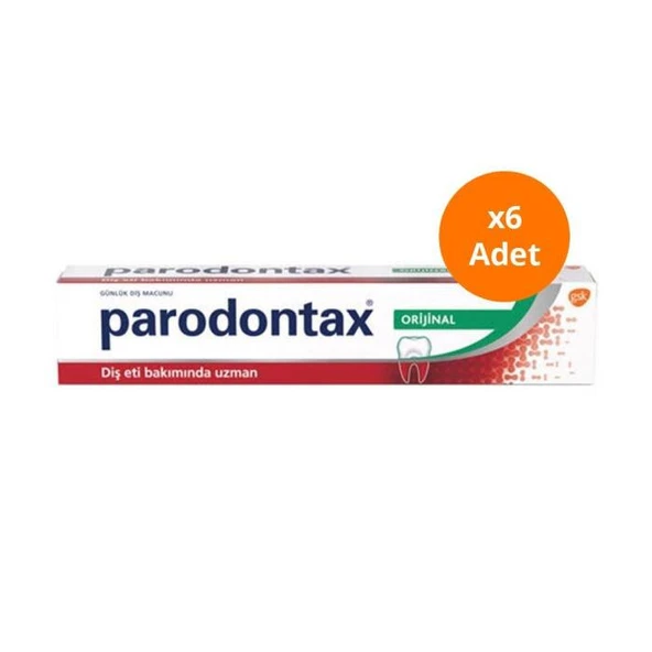 Parodontax Original Diş Macunu 75 ml x6 Adet