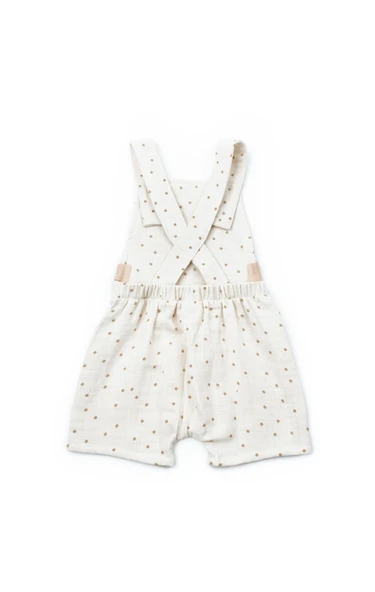 Bebek Şapkalı Müslin Salopet, %100 Pamuk, Bebek ve Yenidoğan - CSYM7106 - 3