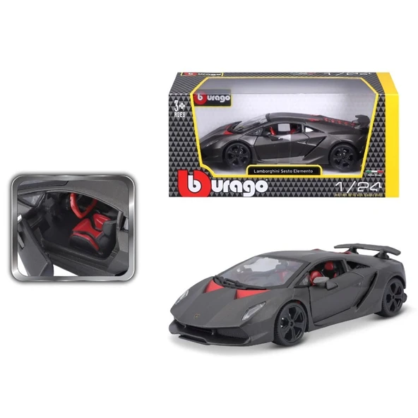 Bburago 1:24 Lamborghini Sesto Elemento Gri