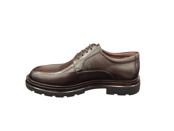 Slope 048919M İç Dış Hakiki Dana Derisi Ortopedik Günlük Erkek Oxford Ayakkabı - 2