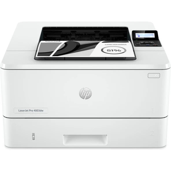 HP LaserJet Pro 4003dw Yazıcı, Kablosuz Siyah beyaz Yazıcı, Çift taraflı, 2Z610A