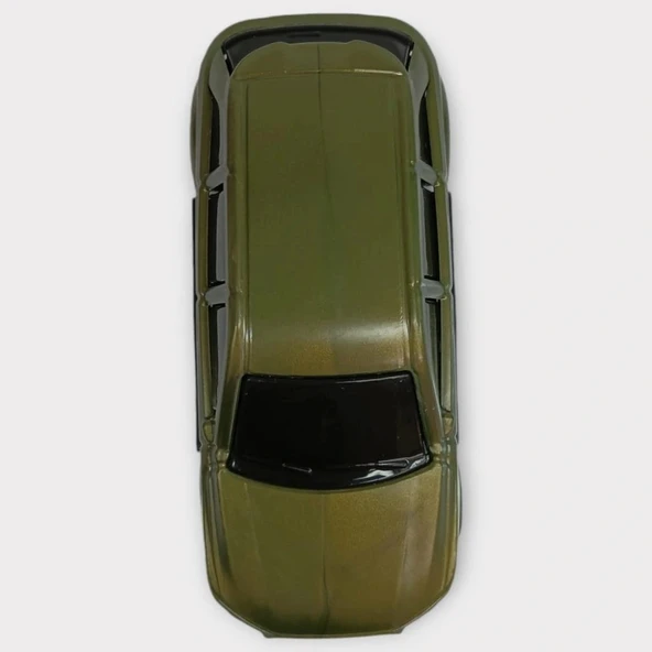 Çek Bırak Arabalar 10 Cm - Yeşil Hatchback - 5