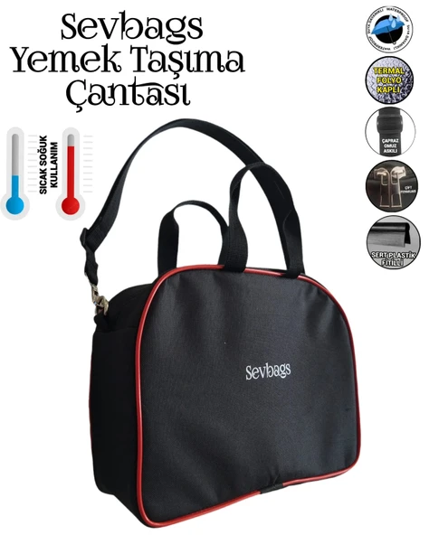 YEMEK TAŞIMA TERMAL TERMOS ÇANTASI