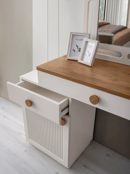 IRMAK MDF BAZALI YATAK ODASI TAKIMI - Resim 4