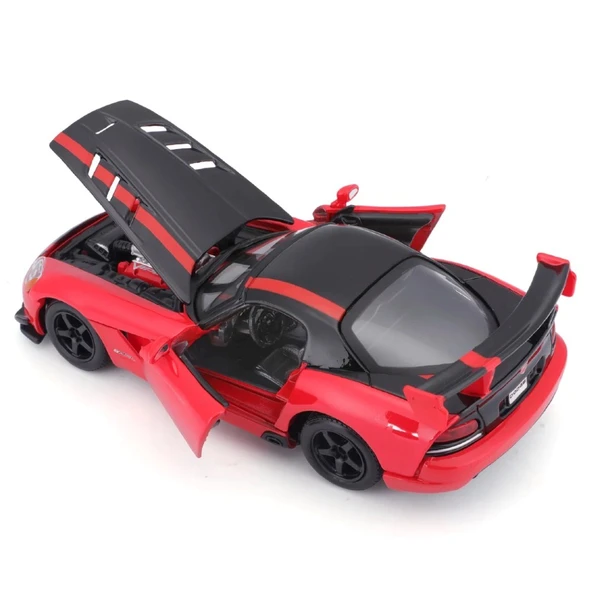 Bburago 1:24 Dodge Viper SRT 10 ACR Kırmızı - 4