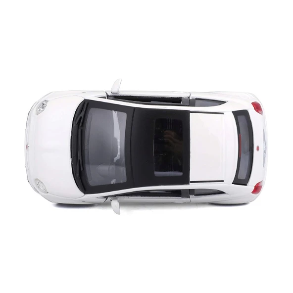 Bburago 1:24 Fiat 500 (2007) Beyaz - 8