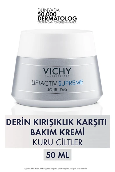 Vichy Liftactiv Supreme Gündüz Bakım Kremi Kuru Ciltler 50 ml ürün görseli