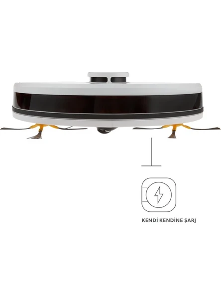 Homend Alex Laser 1281H Moplu ve Haritalamalı Akıllı Robot Süpürge BEYAZ - 2