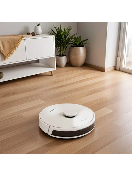 Homend Alex Laser 1281H Moplu ve Haritalamalı Akıllı Robot Süpürge BEYAZ - 5