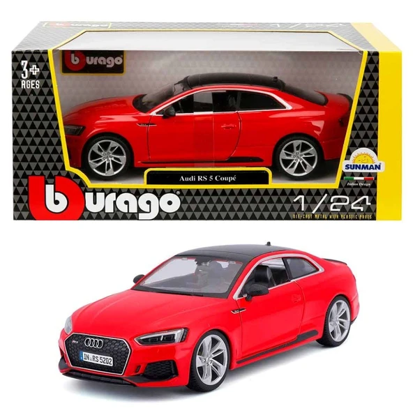 Bburago 1:24 Audi RS 5 Coupe Kırmızı