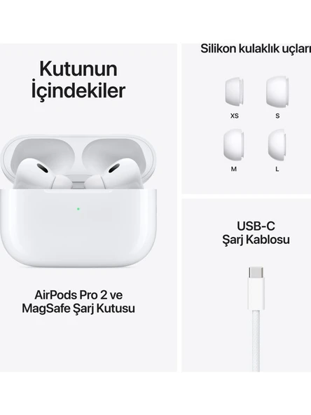 Apple MTJV3TU/A AirPods Pro 2. Nesil Magsafe Şarj Kutusu (USB-C) - 5