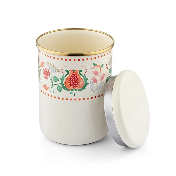 Emsan Nar Emaye Büyük Düz Kavanoz - 2