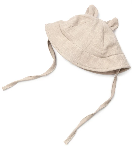 Bebek Şapkalı Müslin Salopet, %100 Pamuk, Bebek ve Yenidoğan - CSYM7106 - 4