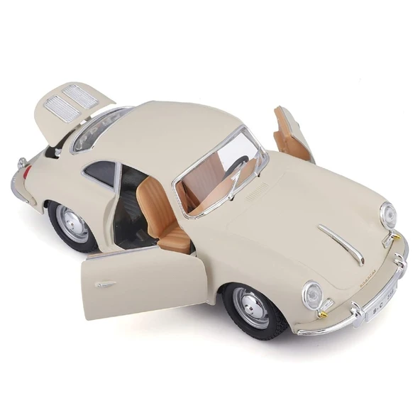 Bburago 1:24 Porsche 356B Coupe (1961) Krem - 3