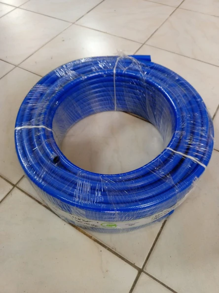 20 Metre Mavi İlaçlama ve Sulama Hortumu 8mm, 90 Bar