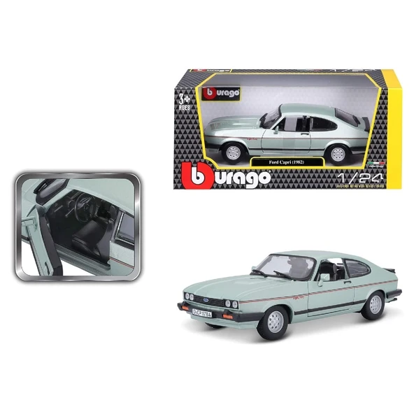 Bburago 1:24 Ford Capri (1982) Yeşil