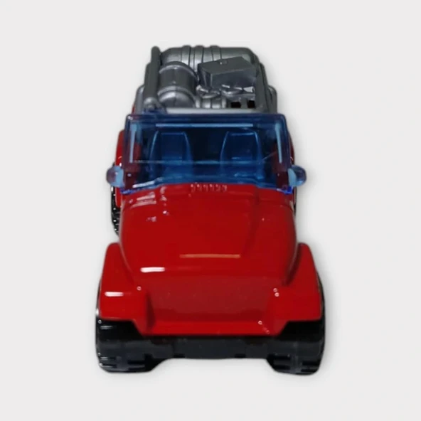 Küçük Metal İtfaiye Araçları 7 Cm - Jeep - 3