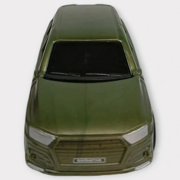 Çek Bırak Arabalar 10 Cm - Yeşil Hatchback - 4