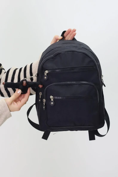 Sevimli Peluş Figürlü Günlük Kadın Sırt Çantası Şık, Kullanışlı, Okula ve Seyahate Uygun