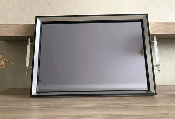 Aynalı Tepsi,lüks Çay Tepsisi,sunum Tepsisi,nişan Tepsisi,çay Kahve Sunum Tepsisi - 11