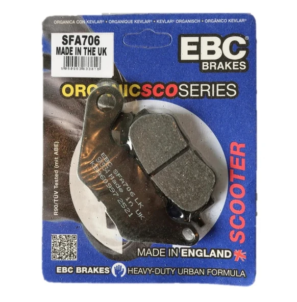 YamahaX-Max 125 X-Max 300 X-Max 250 2018 Ve Sonrası  EBC Arka Fren Balata EBC
