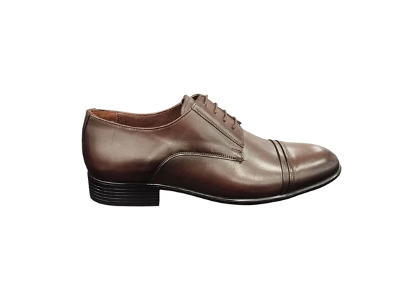 Slope 048395M İç Dış Hakiki Dana Derisi 3 cm Kalın Topuklu Günlük Erkek Klasik Ayakkabı