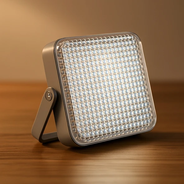 Şarjlı LED Kamp Lambası 3 Modlu 100W Eşdeğer Işık 2400mAh Type-C Taşınabilir Lamba - 6