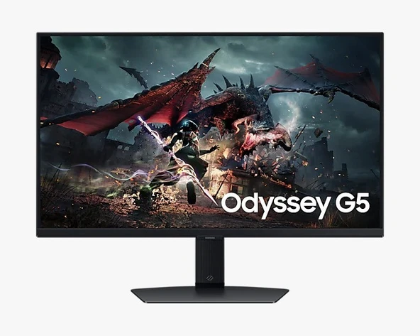 Samsung 27" Odyssey LS27DG502EUXUF 2k 1ms 180Hz Displayhdr 400 Freesync Pivot IPS Oyuncu Monitör