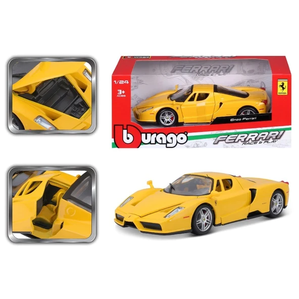 Bburago 1:24 Enzo Ferrari Sarı