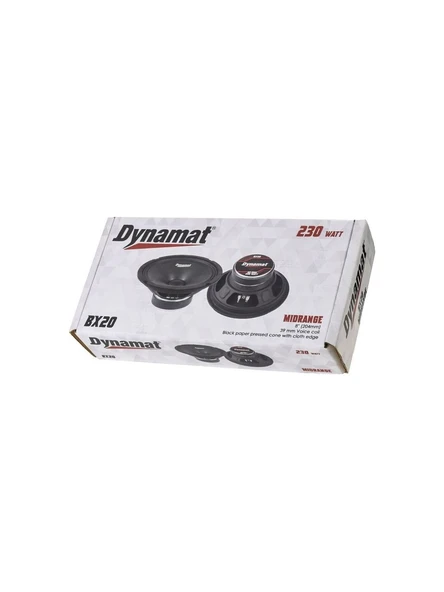 Dynamat 20 Cm 230W Mİdrange Hoparlör (2 Adet) BX-20 - 5