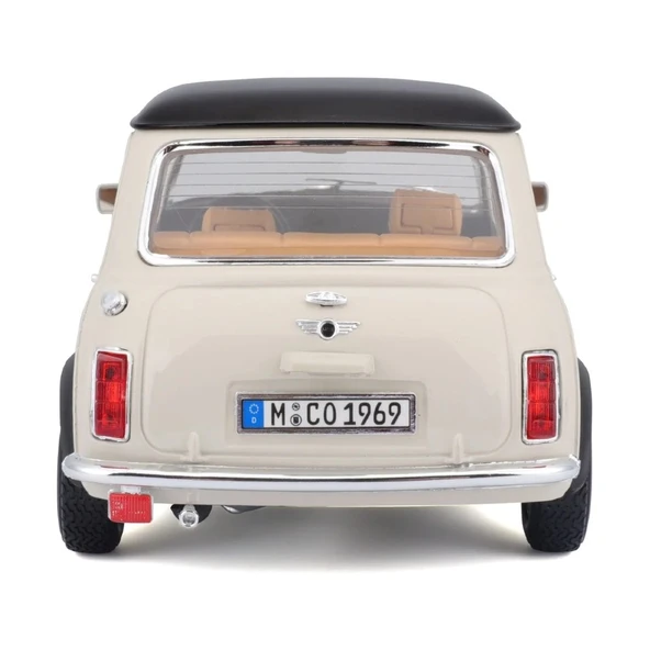 Bburago 1:18 Mini Cooper 1969 Bej - 7