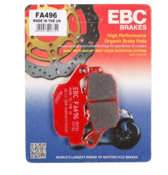 Kawasakı Z 800 Arka Fren Balata EBC