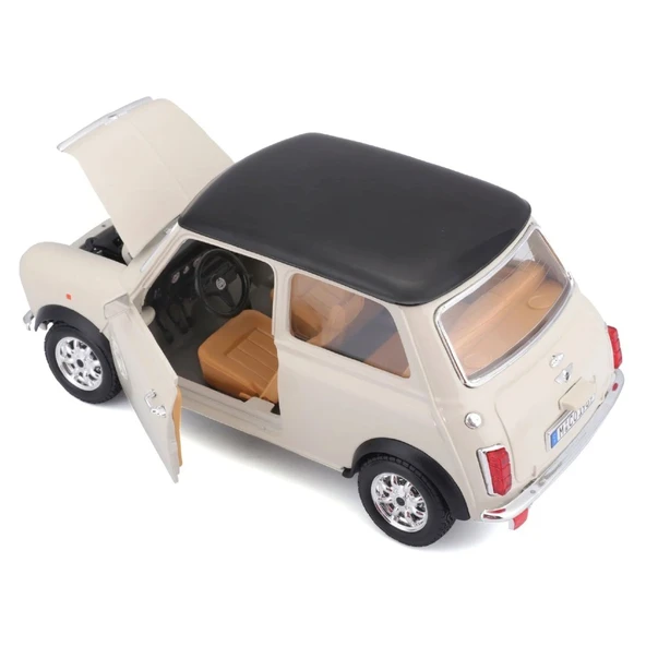 Bburago 1:18 Mini Cooper 1969 Bej - 4