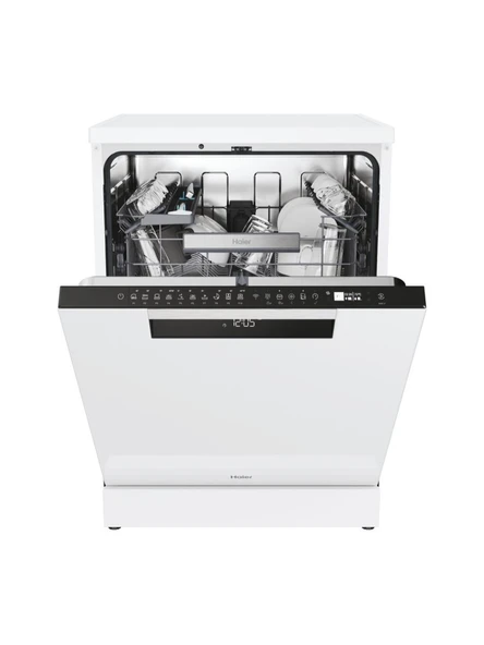 HAIER XF 5C7M0W-17 C Enerji Sınıfı 15 Kişilik 10 Programlı Wi-Fi + Bluetooth Bağlantılı Bulaşık Makinesi Beyaz - 2