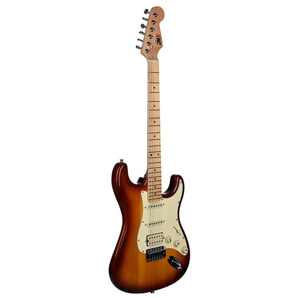 DMX Guitars DEG100 HSS SS Elektro Gitar (Sienna Sunburst)