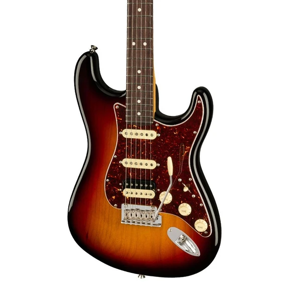 Fender American Professional II Stratocaster HSS Gülağacı Klavye 3-Color Sunburst Elektro Gitar - 3