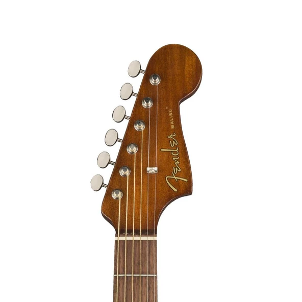 Fender Malibu Player Sunburst Elektro Akustik Gitar - Resim 4