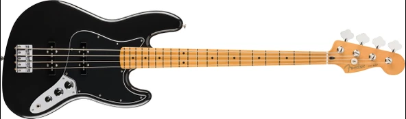 Fender American Professional II Jazz Bass Gülağacı Klavye Black Bas Gitar