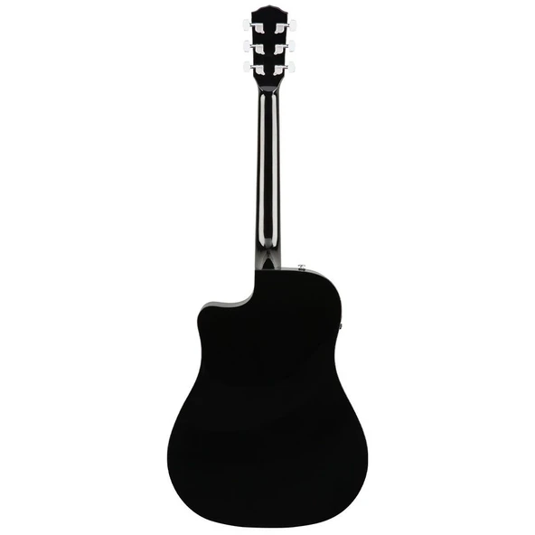 Fender CD-60SCE Dreadnought Black Elektro Akustik Gitar - Resim 2