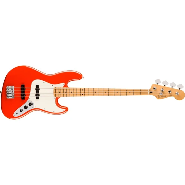 Fender Player II Jazz Bass Akçaağaç Klavye Coral Red Bas Gitar