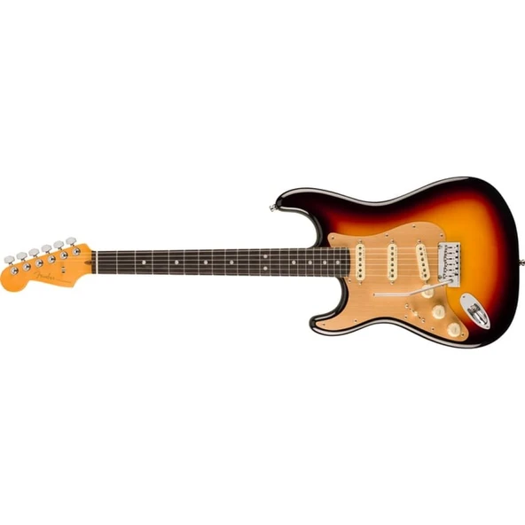Fender American Ultra II Stratocaster Abanoz Klavye Ultraburst Solak Elektro Gitar