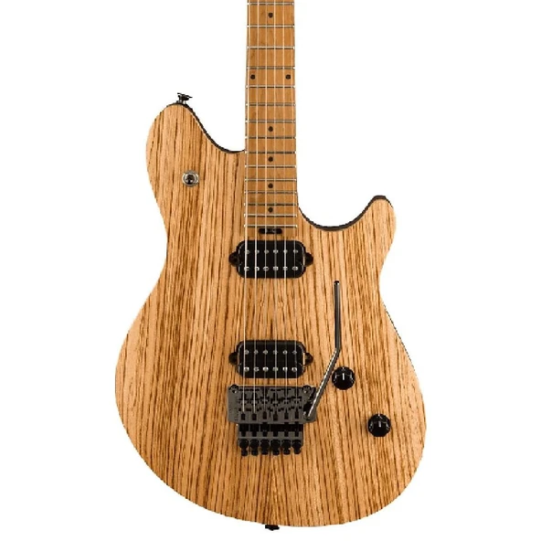 EVH Wolfgang WG Standard Exotic Zebrawood Baked Akçaağaç Klavye Natural Elektro Gitar - Resim 4