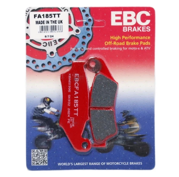 Kawasakı Kx 250 1994 Ve Sonrası Cross Yarı Sinter Arka Fren Balata EBC