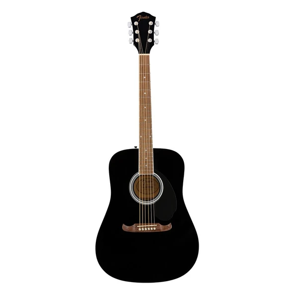 Fender FA-125 Dreadnought Black Akustik Gitar