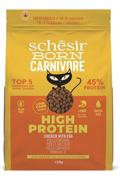 Born Carnivore Tavuk Ve Yumurtalı Yetişkin Kedi Maması 1,25kg