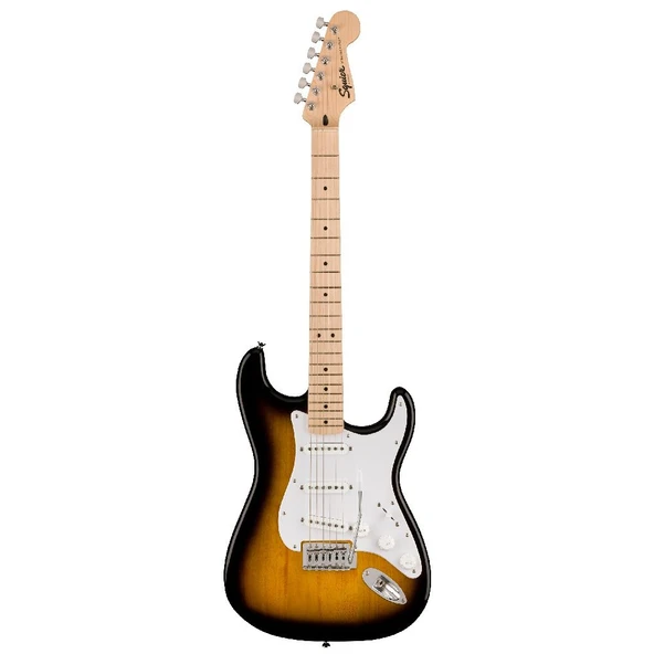 Squier Sonic Stratocaster Akçaağaç Klavye WPG 2 Ton Sunburst Elektro Gitar
